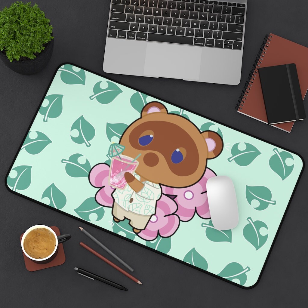 Animal Crossing Tom Nook Desk Mat Etsy