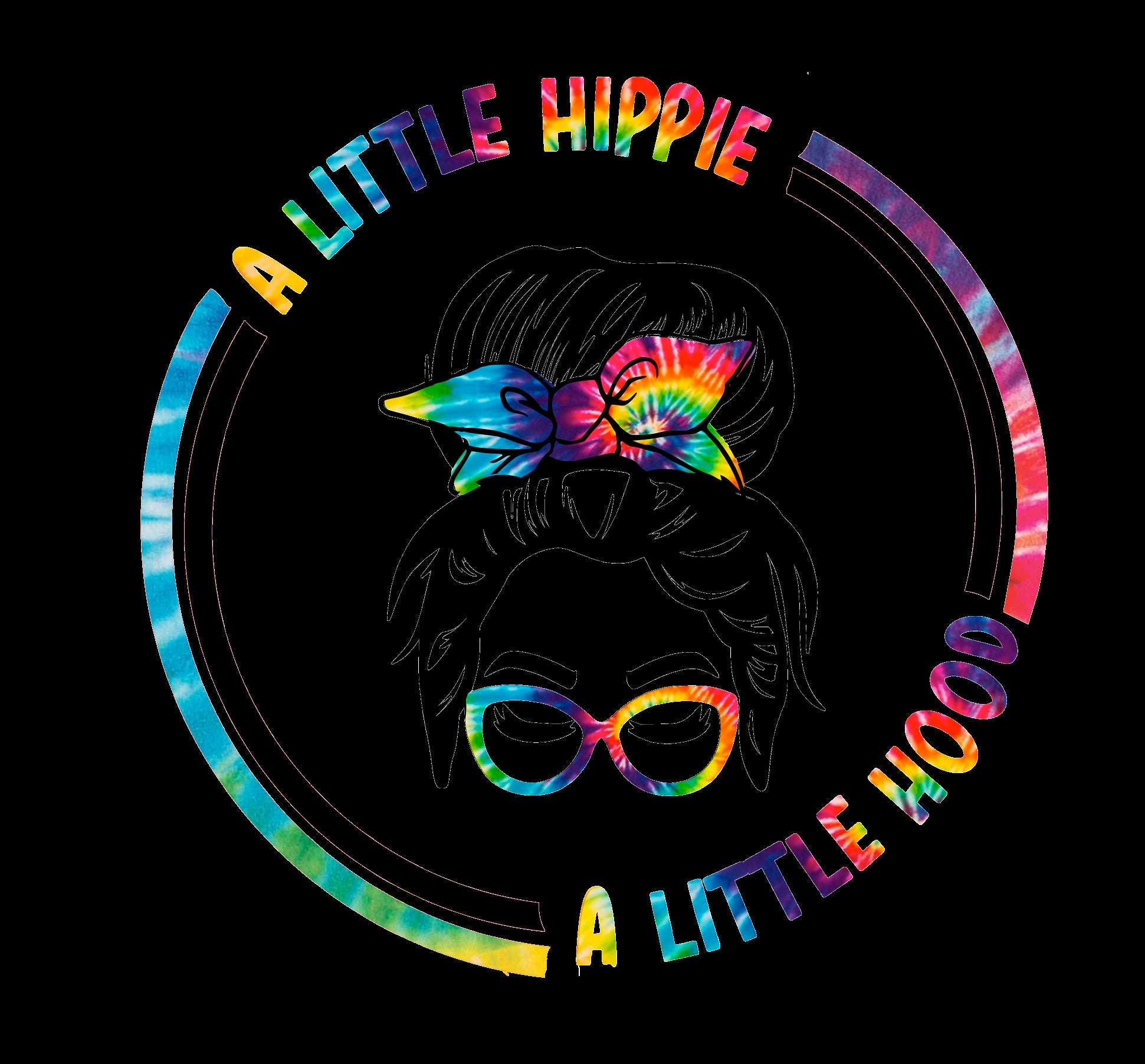 A Little Hippie A Little Hood PNG ONLY Etsy