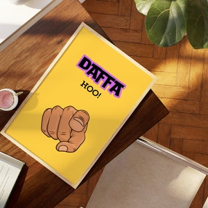 Text Daffa Daffa Ho, Get Lost, Desi Art, Indian Wall Art, Hindi Print, South Asian ...