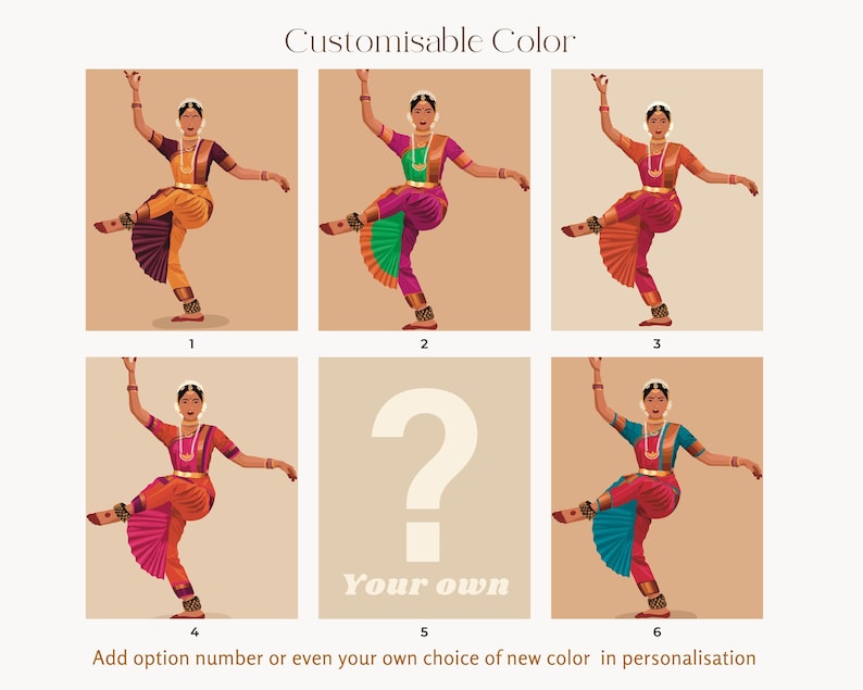 Bharatanatyam Art, Desi Art, Tamilische Mädchenkunst, Südasiatische Kunst, Indische Wandkunst, moderne indische Kunst, südindische Kunst, klassische Tänzerin Poster Bild 10