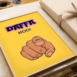 Text Daffa Daffa Ho, Get Lost, Desi Art, Indian Wall Art, Hindi Print, South Asian ...