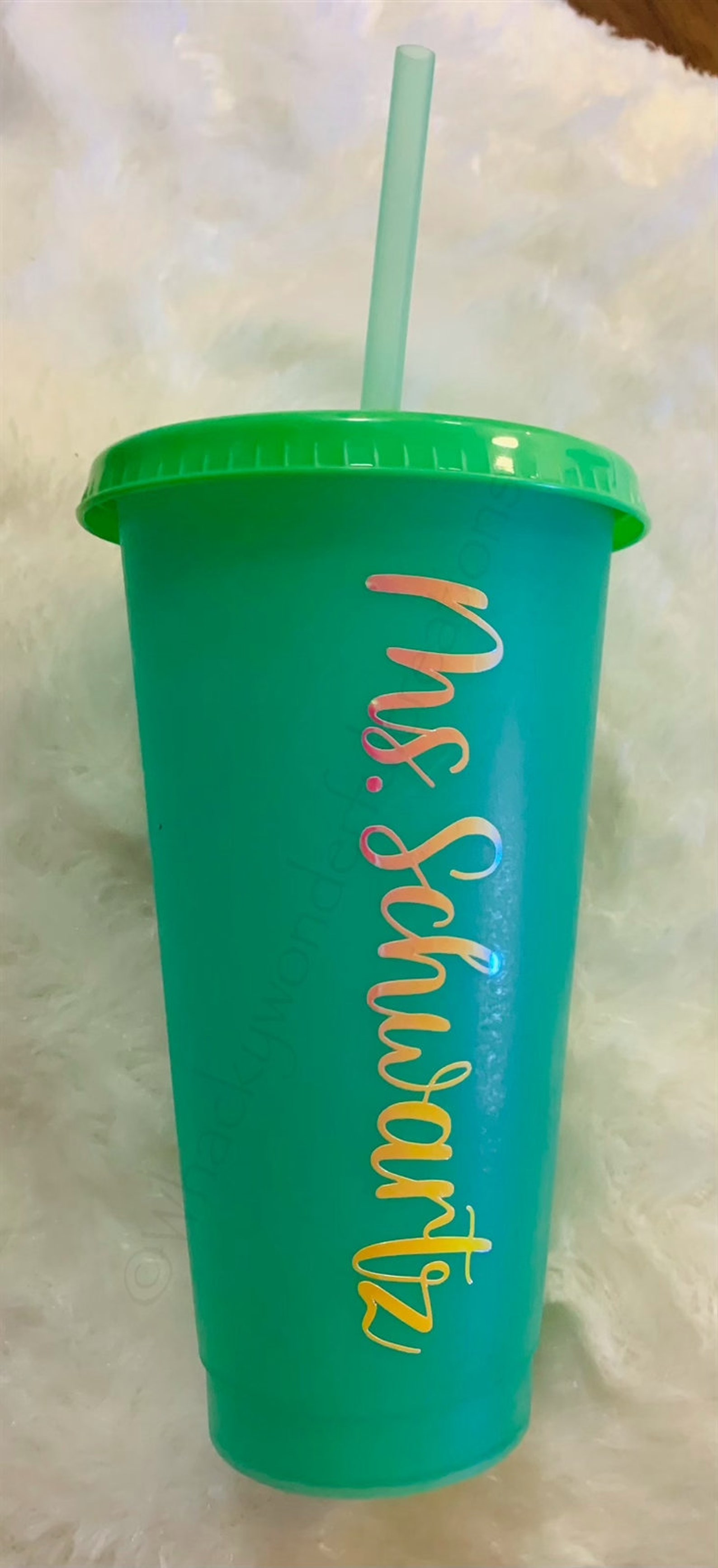 Personalized Color Changing Tumblers Etsy