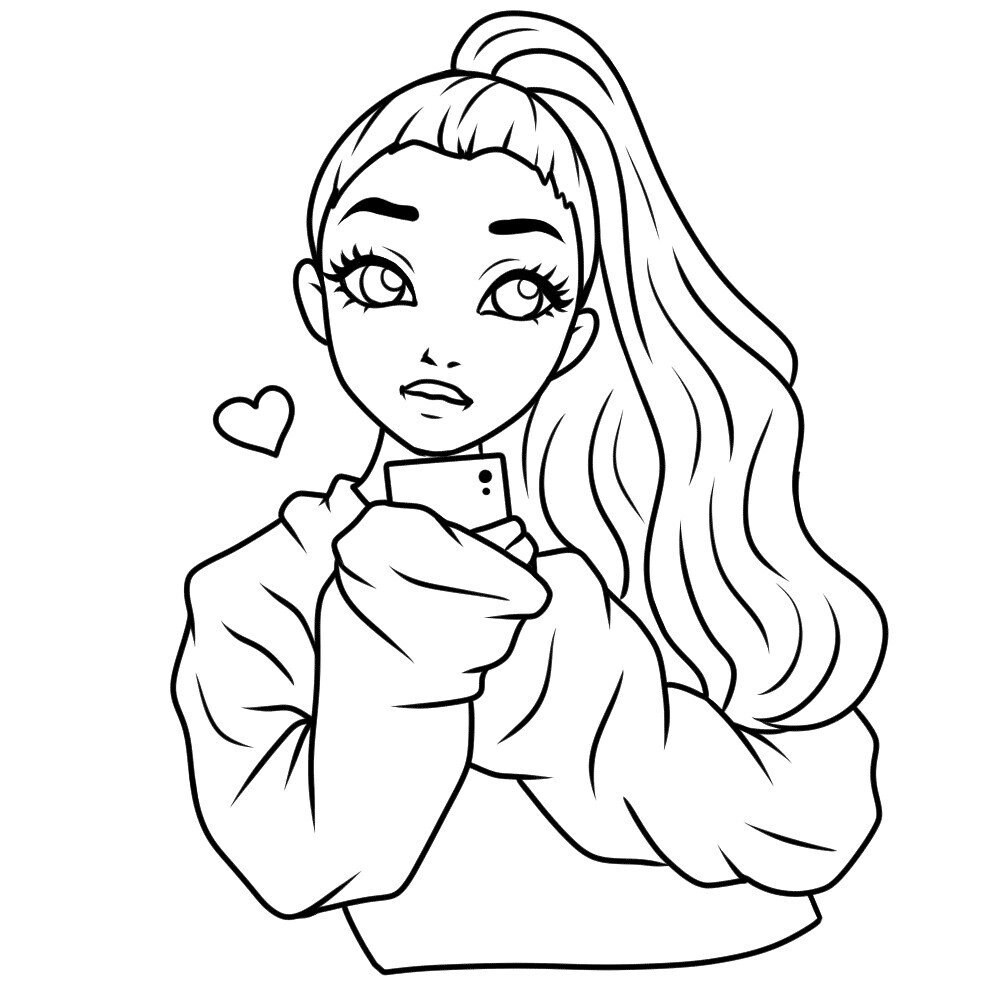 Cool Hairstyle Coloring Pages Instant Download 50 Styles | Etsy