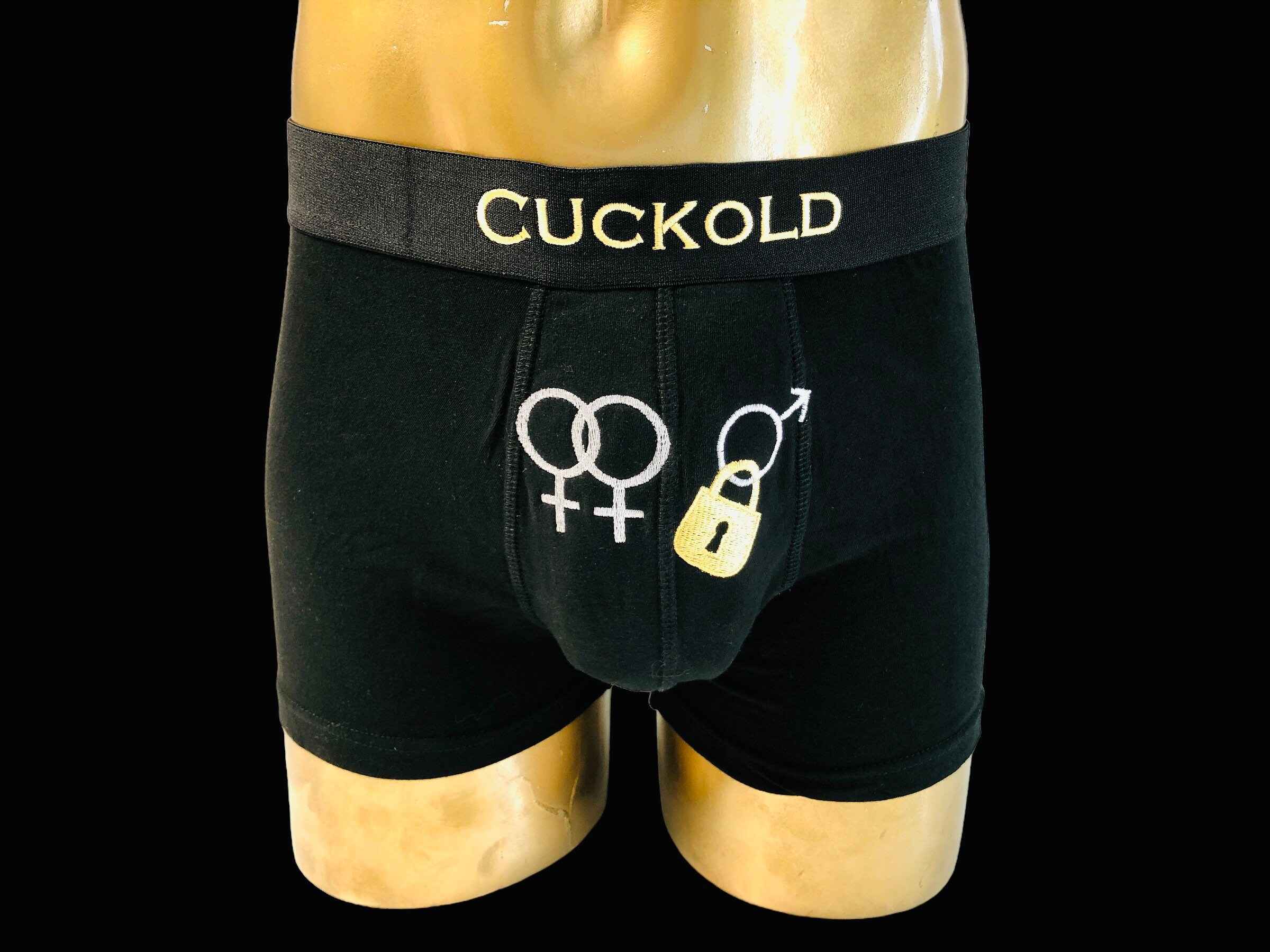 Cuckold / Chastity Boxer Shorts cuckold FF M picture