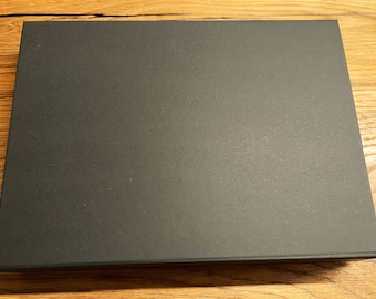 Puede incluir: Una caja rectangular negra con un acabado liso y mate.