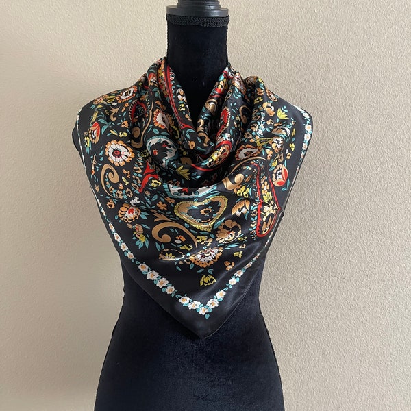 Floral Scarf - Etsy