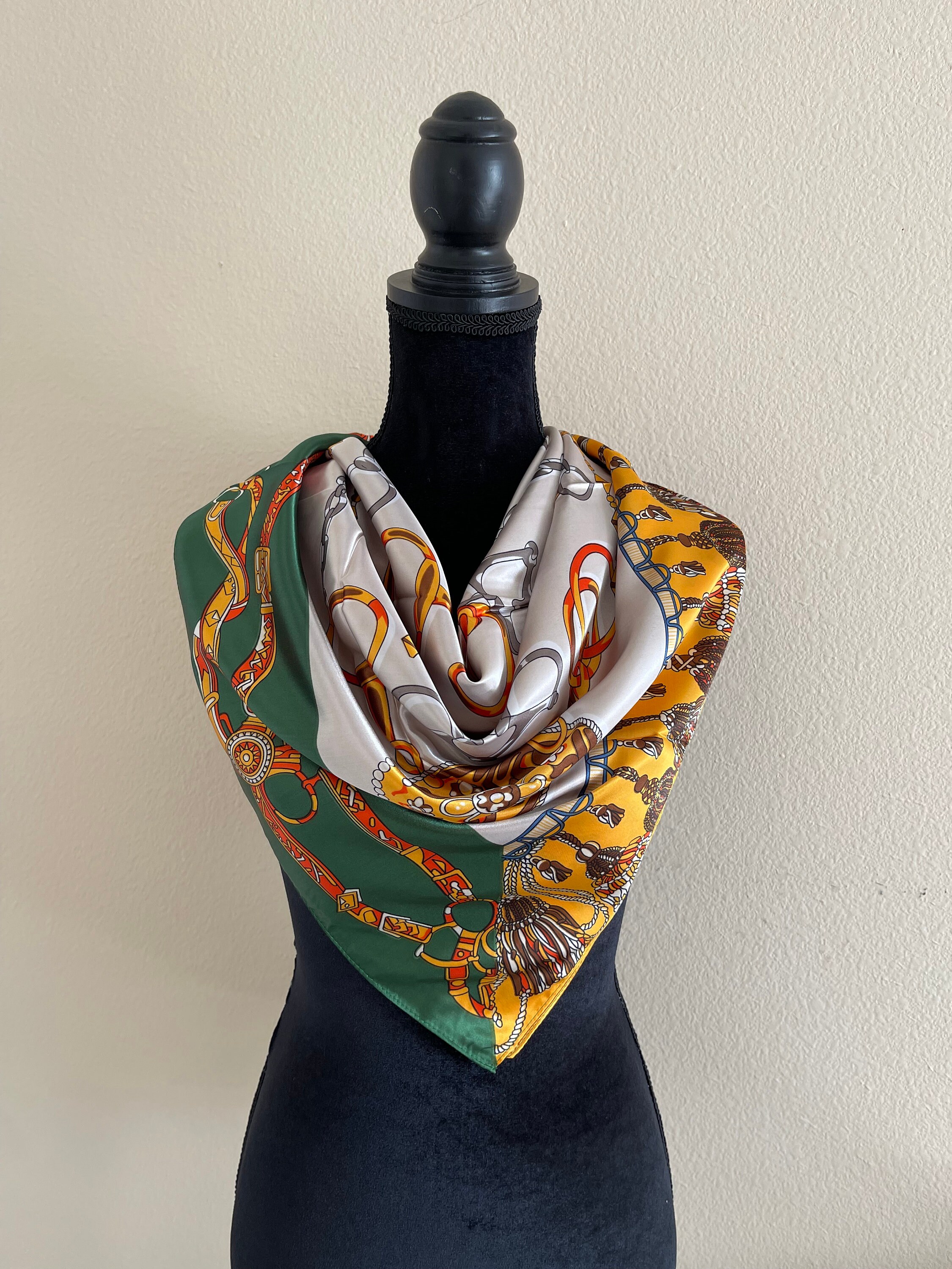 小物 CTHY HIGH-END VINTAGE SILK SCARF 小物 CTHY HIGH-END VINTAGE SILK SCARF HIGH-END VINTAGE SILK SCARF