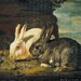 INSTANT DOWNLOAD Two Rabbits, Digital Painting, Renaissance Paintings ...