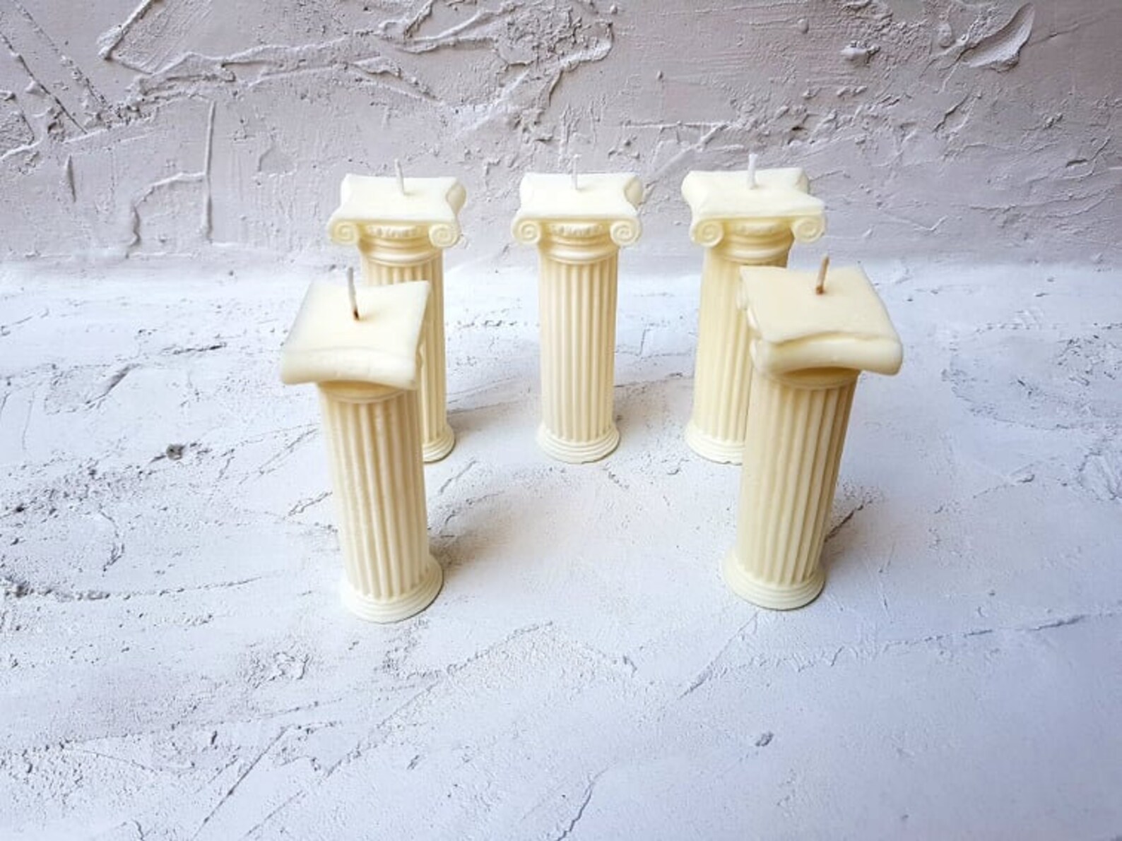 Greek Column Candle/ Greek Candles/made in Greece/mythology / Soy Wax