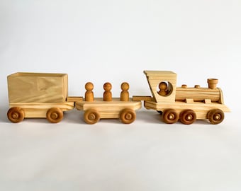 Wooden Train, Handmade Wooden Train, Train Nursery Decor, Decorative Wooden Train, Kids Room Decoration, Gift for Him