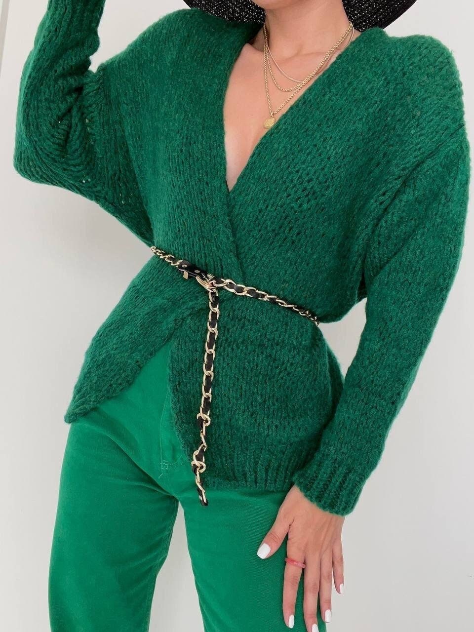 Emerald Cardigan - Etsy