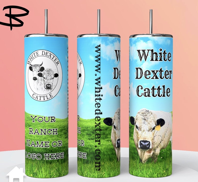 white dexter insulated tumbler B