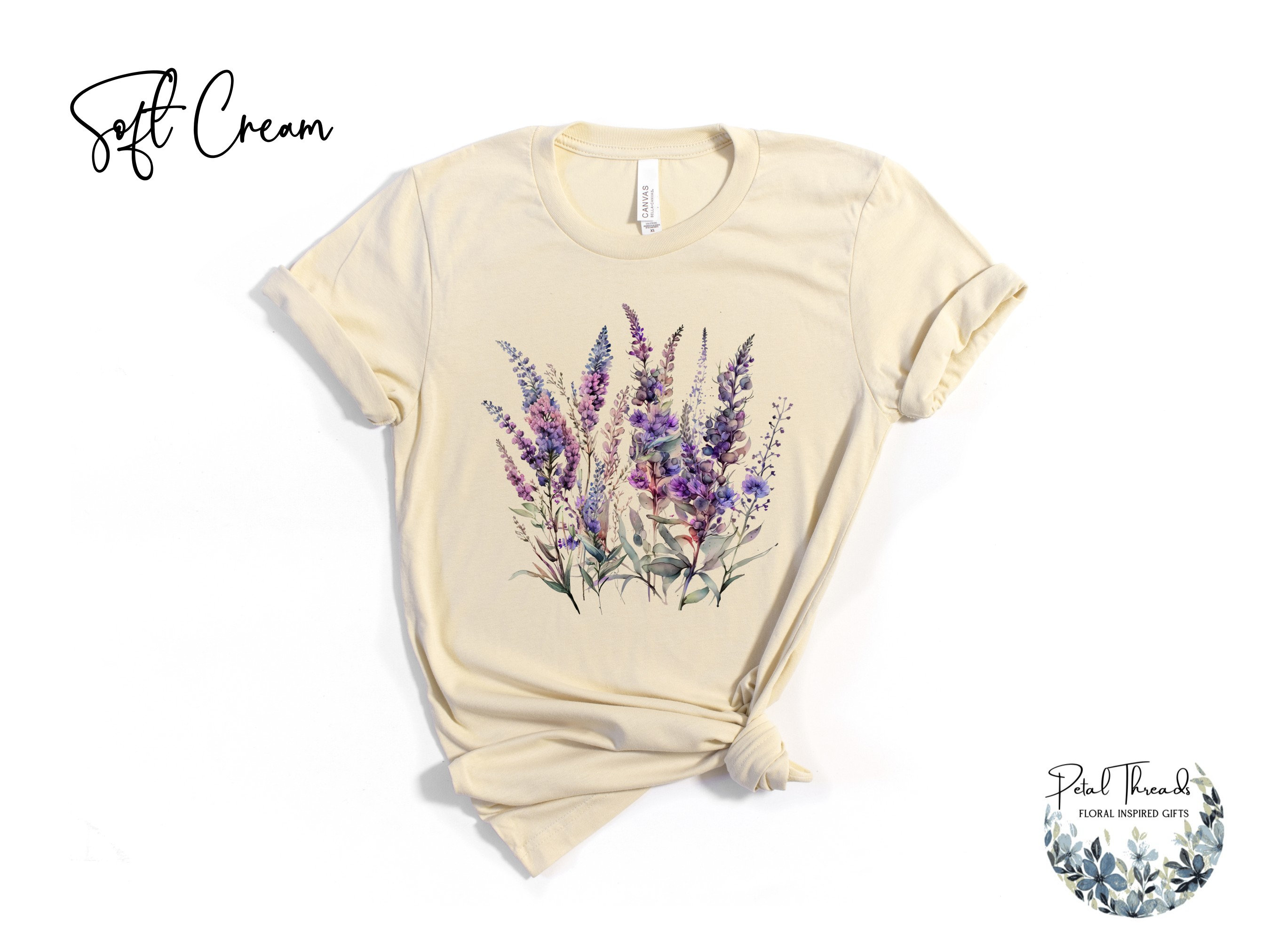 MUN-MNS6107 LAVENDER BLOOM T-SHIRT main image 1