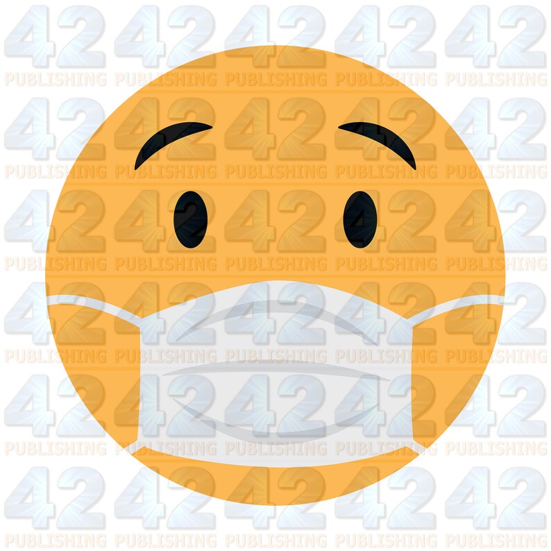MASK SMILEY FACE Emoji Design Exclusive Design Emoji Face Etsy