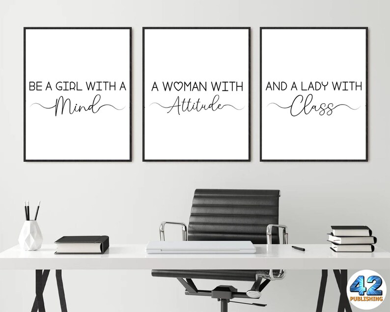 Inspiring Wall Art, Girl Boss Printable, Girl Boss Quote, Girl Boss ...