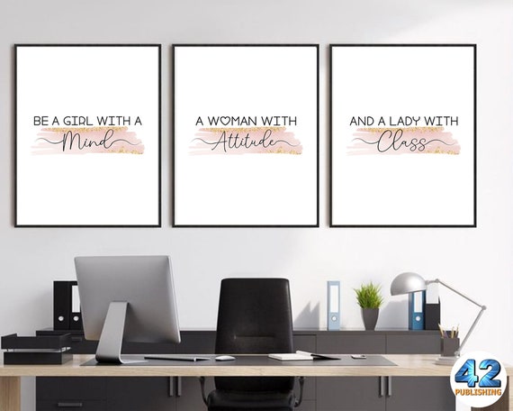 Inspiring Wall Art Girl Boss Printable Girl Boss Quote Girl - Etsy