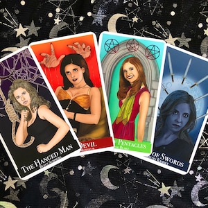 Mini jeu de tarot inspiré de Sarah Michelle Gellar