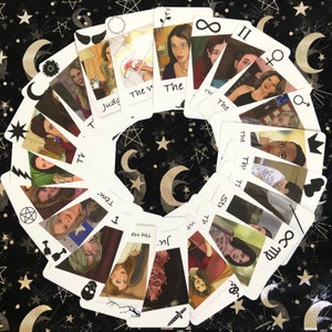 Women of Sunnydale Major Arcana (Buffy the Vampire Slayer Inspired Hand Drawn Tarot Cards)