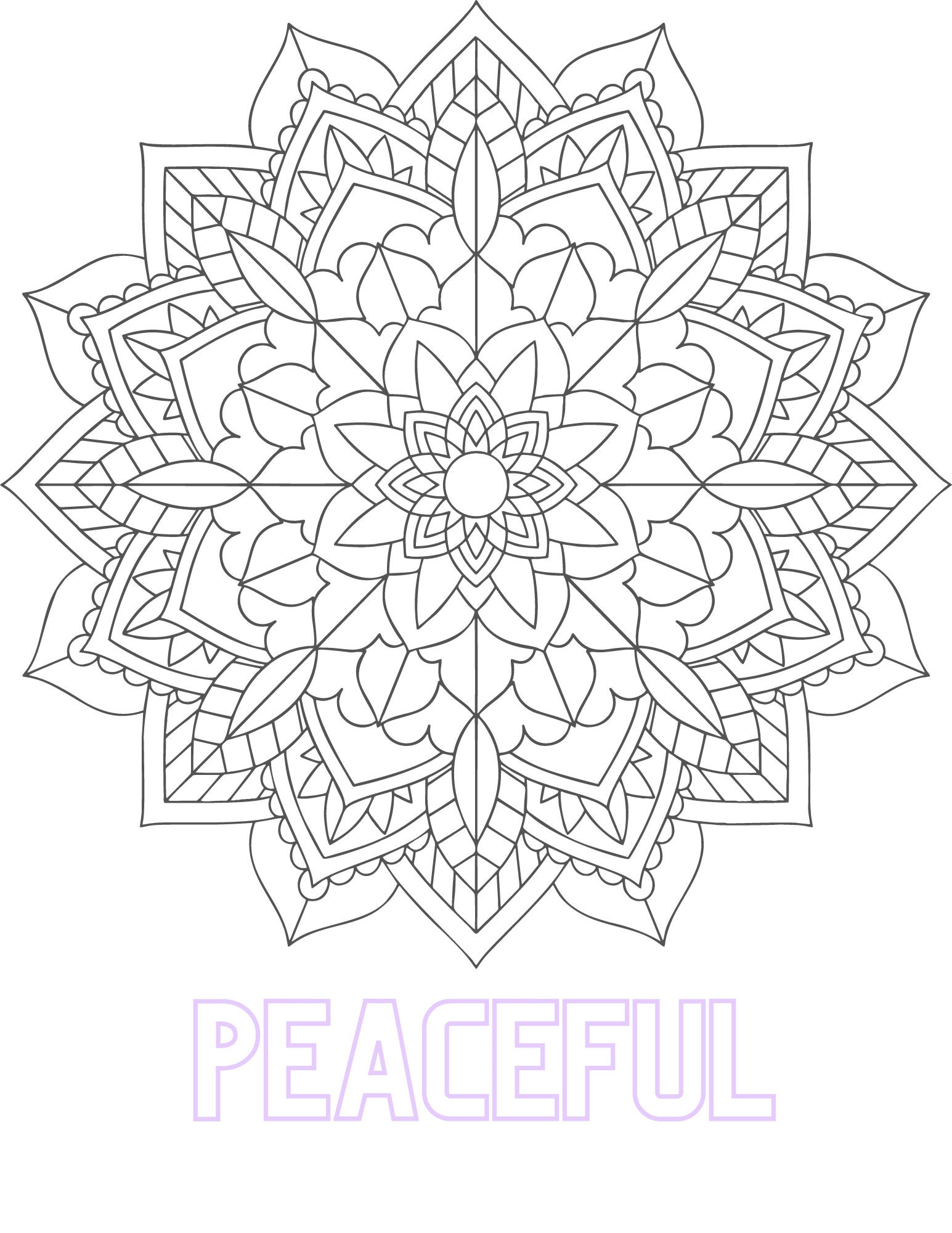 Mandala Coloring Pages - Etsy