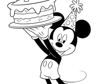 Mickey mouse coloring