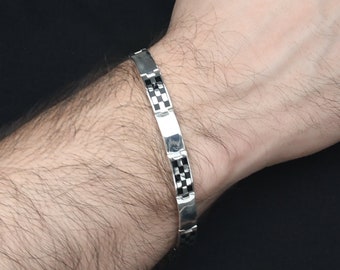 Handmade Bracelets, Mens Silver Bracelet, 925 Sterling Silver Bracelets