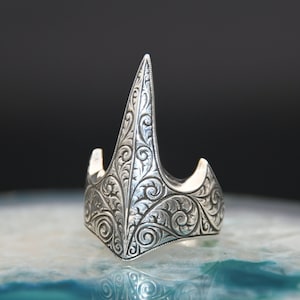 Archer Thumb Ring, Handmade Sterling Silver Ring, Mens Jewerly, Ottoman Silver Ring, Gift for Boyfriend, Best Men Accessory