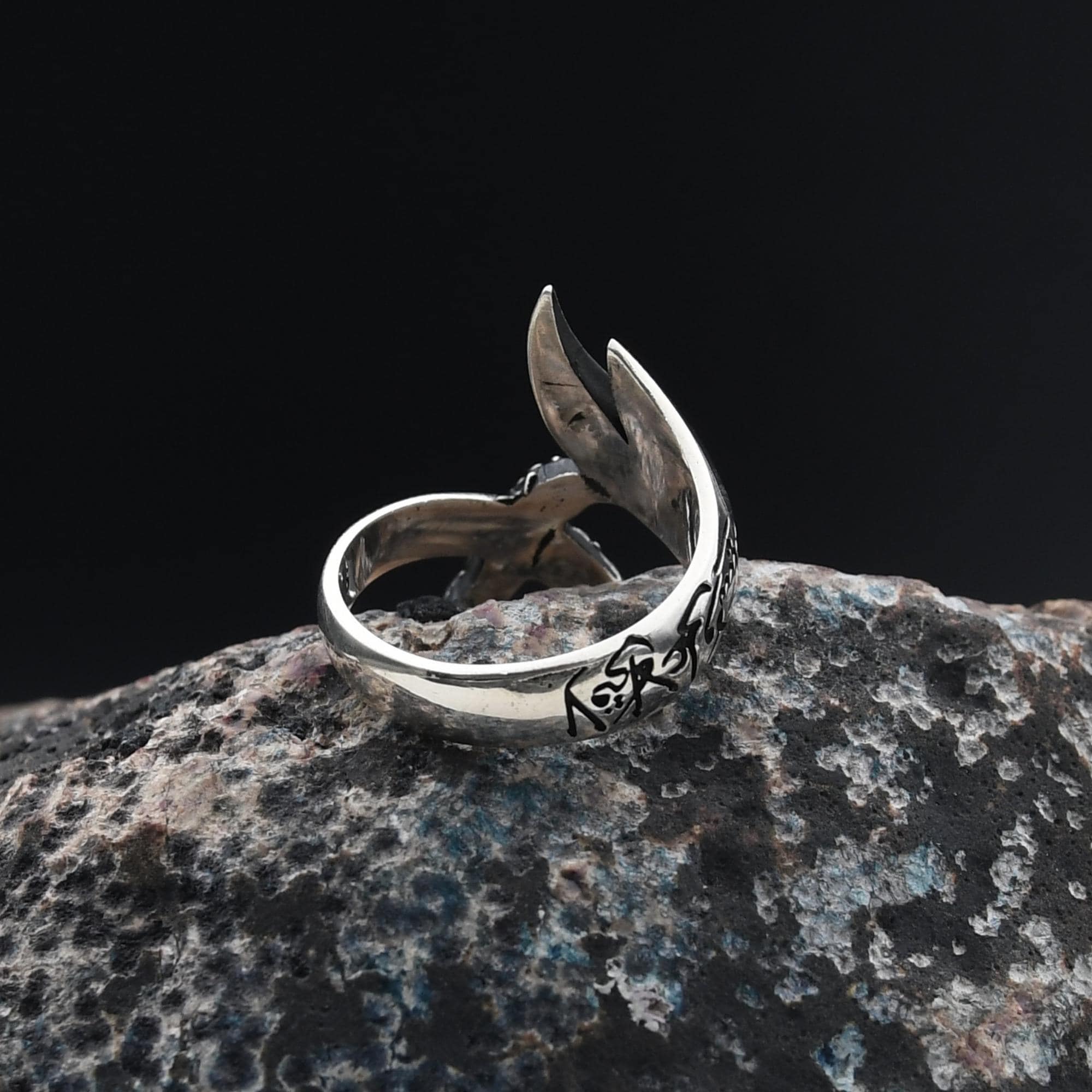 Zulfiqar Silver Ring, 925 Sterling Silver Ring, Sword Siver