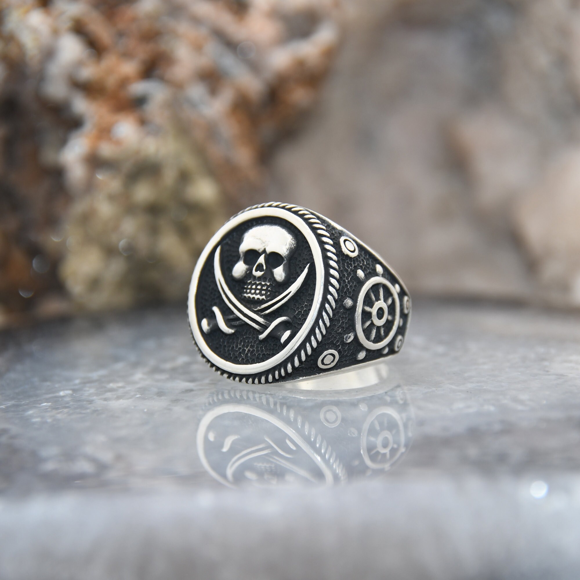 Skull Unique Jewelry, 925 Sterling Silver Ring, Casual Silver Ring, Handmade Ring, Vintage Silver Ring, Biker Style Ring, Sword Silver Ring Skull Unique Jewelry, 925 Sterling Silver Ring, Casual Silver Ring, Handmade Ring, Vintage Silver Ring, Biker Style Ring, Sword Silver Ring