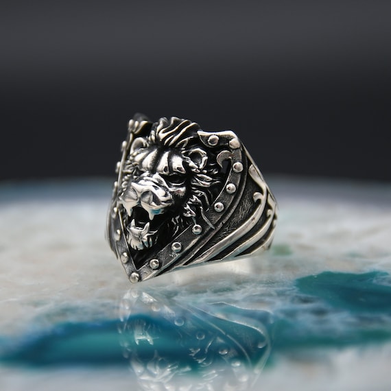 Buy Pure Silver Ring for Men Online: Sterling Silver Ring Design for Male |  FOURSEVEN