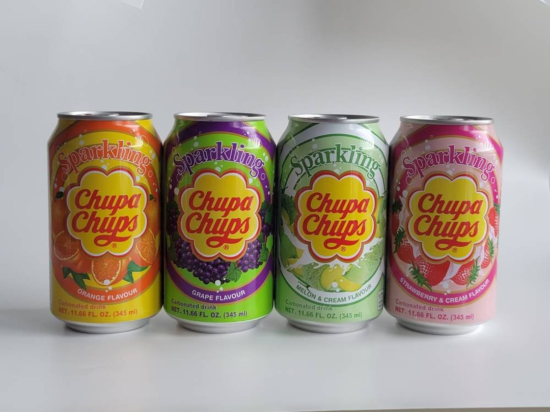 Chupa Chups Sparkling Soda Gift Set 4 Cans - Etsy