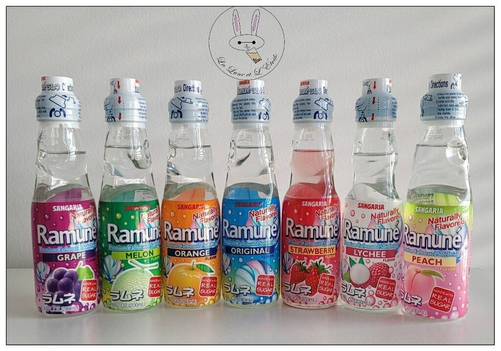 Ramune Soda Gift Set -- Complete set of 7 flavors - Etsy 日本