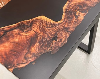 Epoxy end table