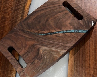 Walnut serving tray