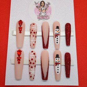 Snowman Nails
