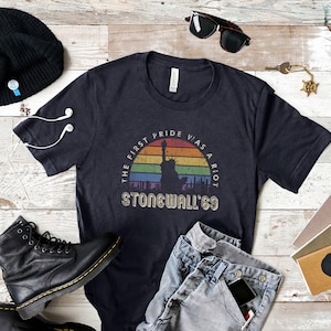 Stonewall T-Shirt, Rainbow Pride T-Shirt, Ally T-Shirt, LGBTQ T-Shirt, Gay Pride T-Shirt, Ally Pride T-Shirt, Pride T-Shirt