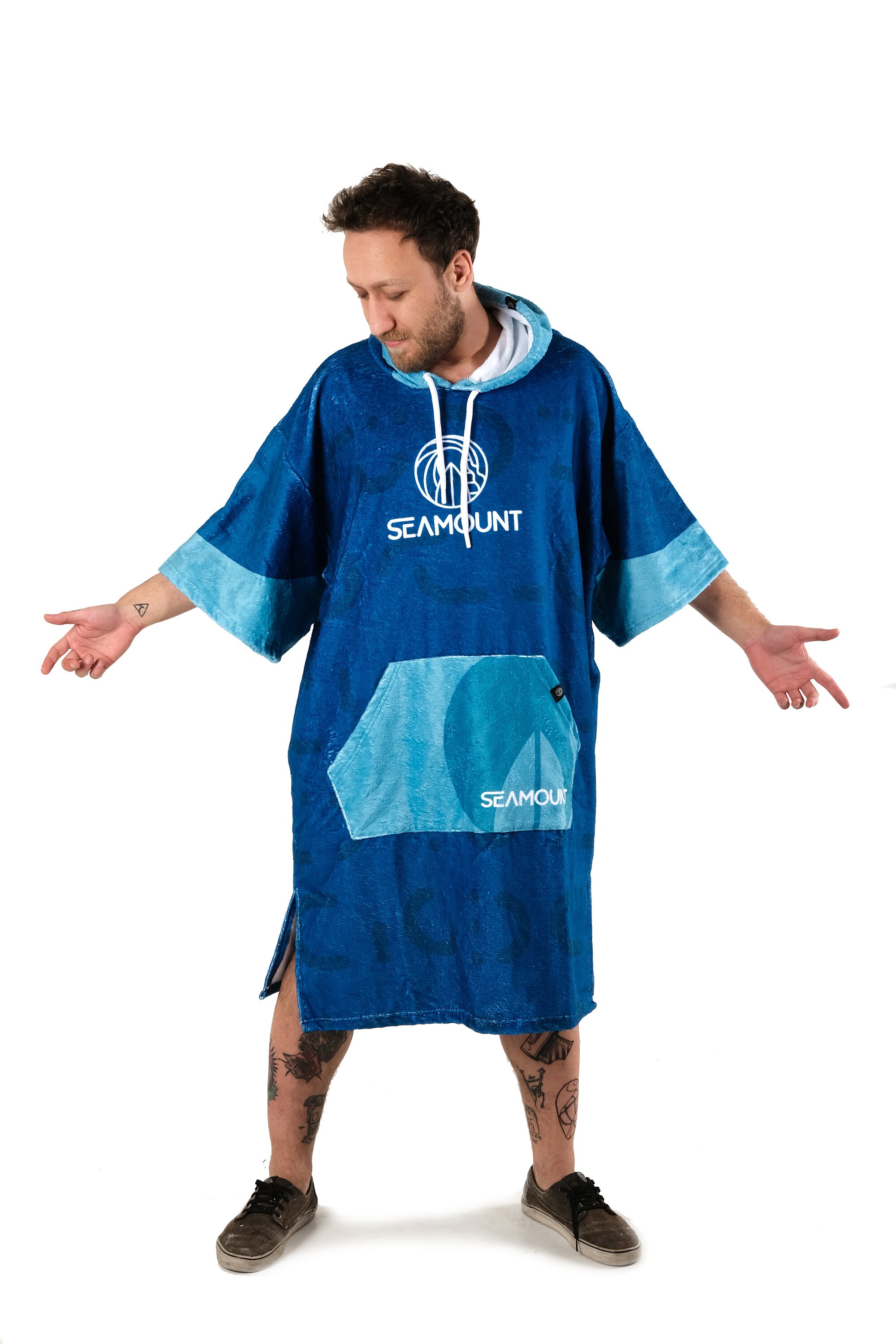 Seamount® Surf Poncho Changing Robe Hooded Towel Surf Etsy