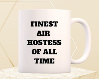 Air Hostess Mug-Air Hostess Gift-Funny Air Hostess Present-Air Hostess Is Recharging-Air Hostess Joke-Under 10-Sarcastic Air Hostess
