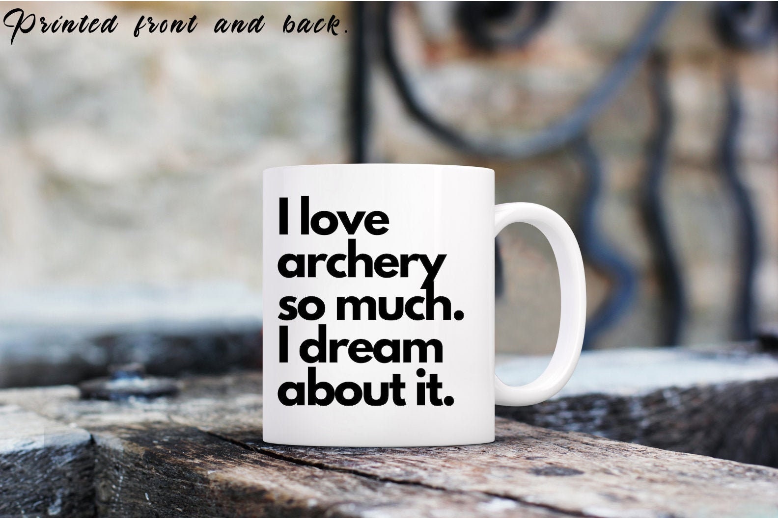 I Love Archery Ideal Gift Printed Mug 