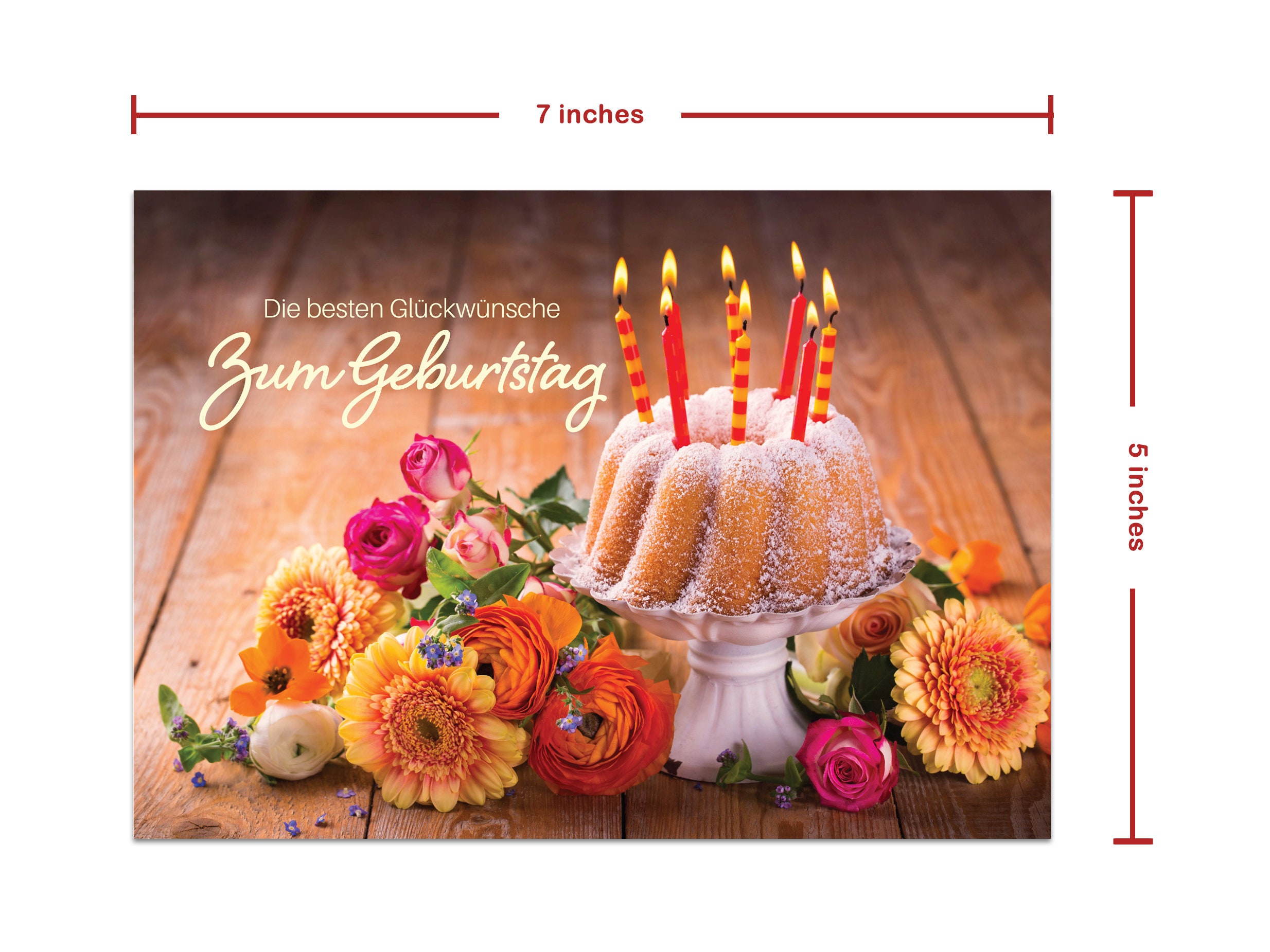 German Birthday Card Die Besten Glückwünsche Zum Geburtstag (birthday