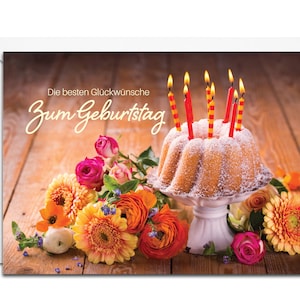 &quot;Geburtstagskarte &quot;&quot;Die besten Glückwünsche zum Geburtstag&quot;&quot;&quot;
