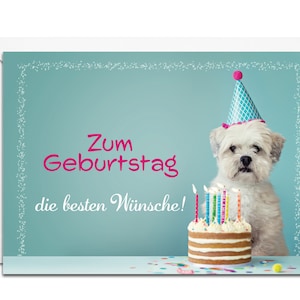 Zum Geburtstag die besten Wünsche!