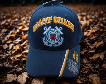 US Coast Guard Hat. USCG 1790 Blue Hat – Embroidered Military