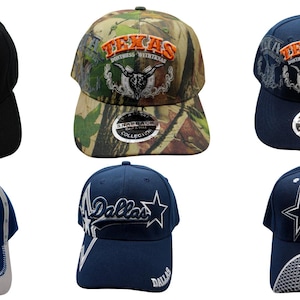 Texas Longhorn Trucker Hat. Mesh Snapback Cap. Camo, Black, or Blue. Texas Baseball Hat. Lone Star State (Sold Separately) Texas Star Hat