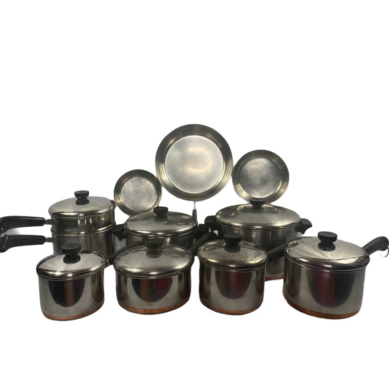 copper bottom pots and pans set