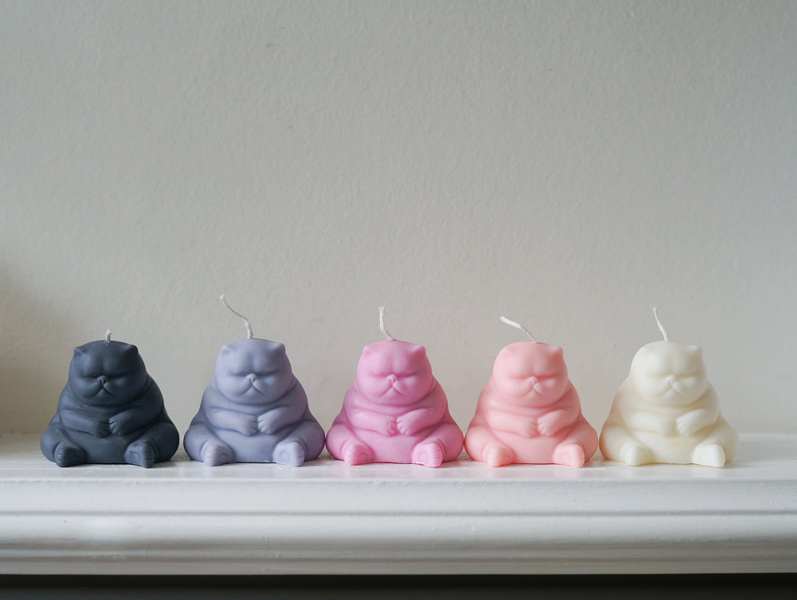 Chubby Cat Candle Gifts for Cat Lovers Birthday Gift L Unique Gifts L