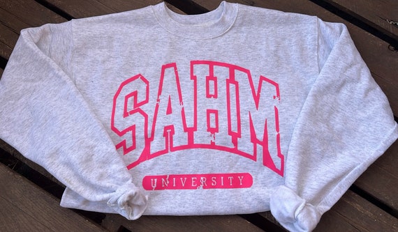 SAHM | Stay at Home Mom University | Retro | Old school