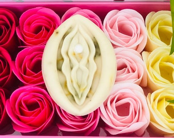 Natural Yoni Soap Bar with Pearl