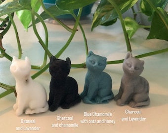 All Natural Mini Cat Soap