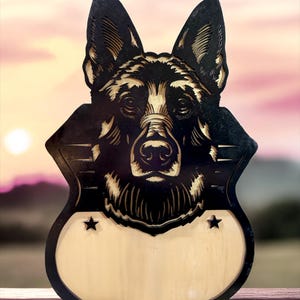 Mechelaar K9 Officier Plaquette