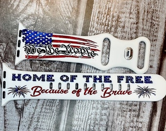 Patriotic Apple watch band